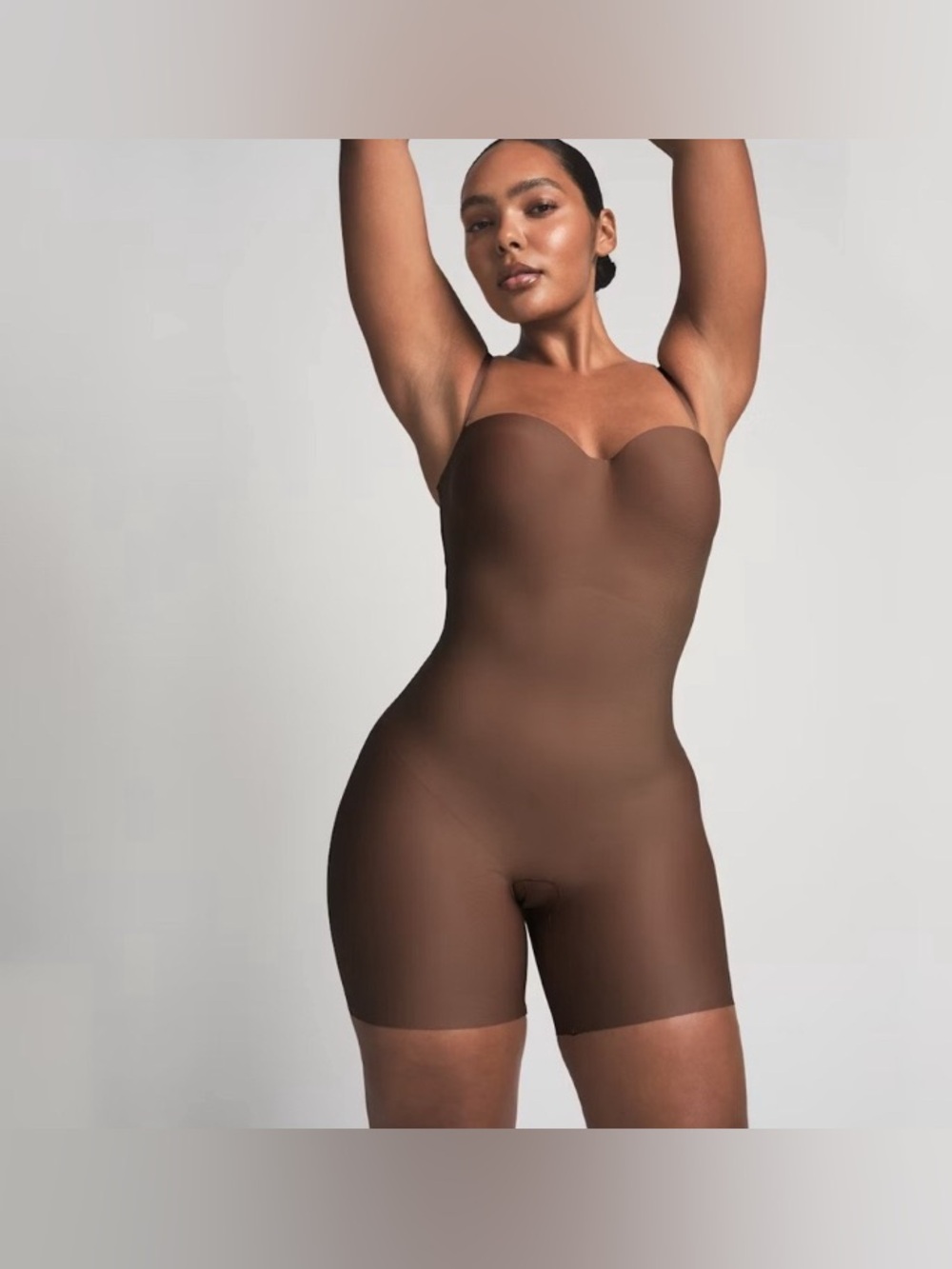 SKIMS Body Zoned Underwire Mid Thigh Bodysuit-JASPER-SMALL-BNWT SOLD OUT!